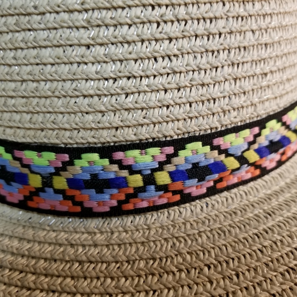 NWT Ikat / Tribal Print Sunhat - Picture 2 of 4